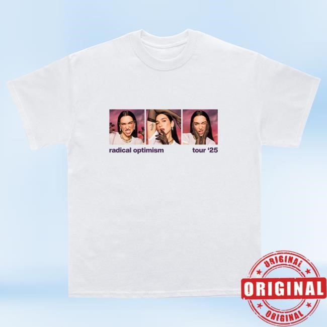 Official Dua Lipa Merch panel photo Tee DuaLipa