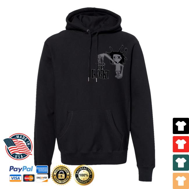 Official Sincerely Lucki Wake Up Lucki Puppet Hooded Sweatshirt SincerelyLucki Deadboylife