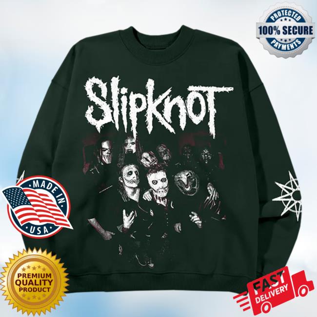 Slipknot Merch Forest Green Hoodie