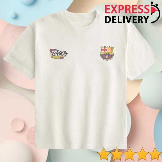 Official Hollister Co Merch Store FC Barcelona Graphic New Shirt Hollisterco