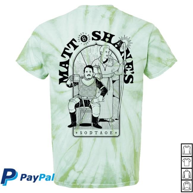 Monk & Knight Tshirt Spider Mint | Matt and Shane's Secret Podcast