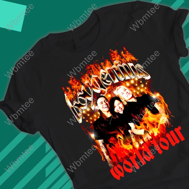 Boygenius World Tour Tee Black