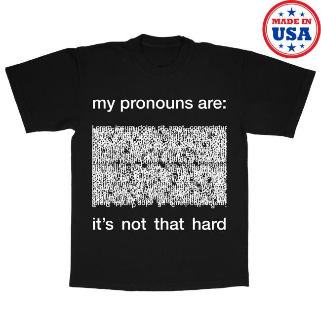 Official Dorian Electra Merch Store Pronouns Tee