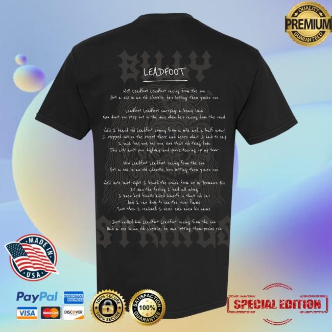Leadfoot Tee Shirt (Will Carsola) – Billy Strings