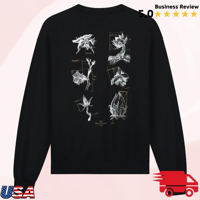 Official Tomorrowland Store Apparel Life Sketch Popover Sweatshirt