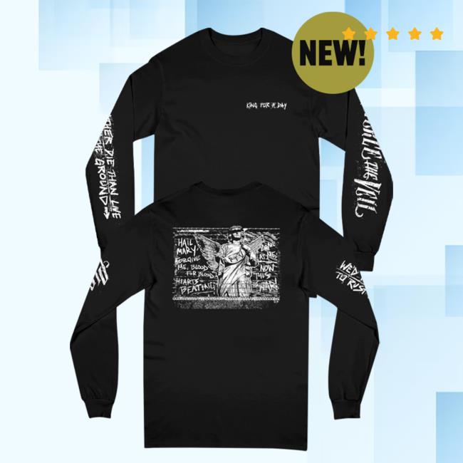 Official Pierce The Vei Clothing Store Shop Ptvmerch King For A Day Long Sleeve T Shirt Ptv Merch