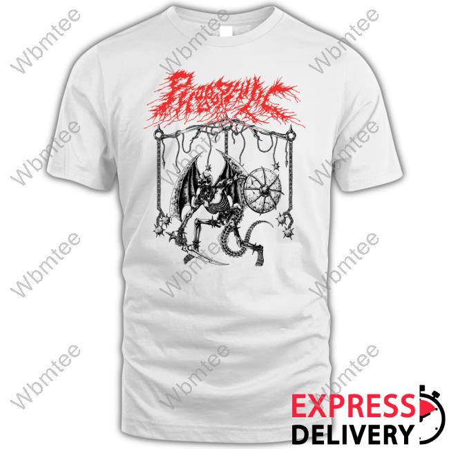 Night Shift Merch Phobophilic - Divine Punishment Over North America Long Sleeved T Shirt