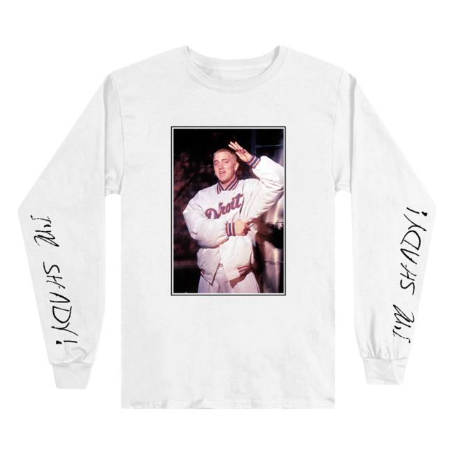Eminem Slim Shady Clothing Shop Store I'm Shady Long Sleeve Tee Shirt SlimShady Merch