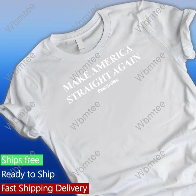 Ccg Bryson Make America Straight Again Hoodie Bryson Gray Merch