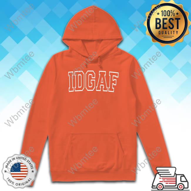 Sadie Crowell Merch IDGAF Coral Hoodie