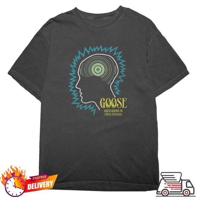 Official Goose The Band Merch Grand Rapids - February 2025 Event Tees Goosetheband
