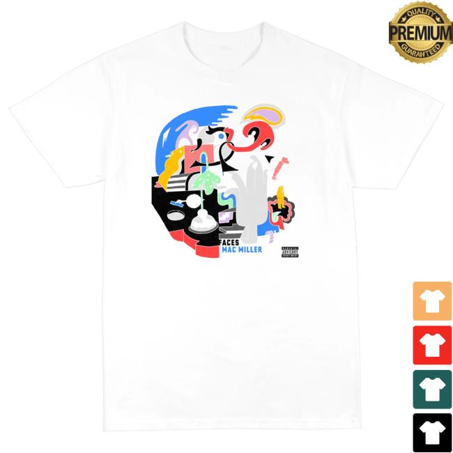 Official Mac Miller Merch Store Faces 10 Year Cover Tshirt Macmillerswebsite Clothing Shop