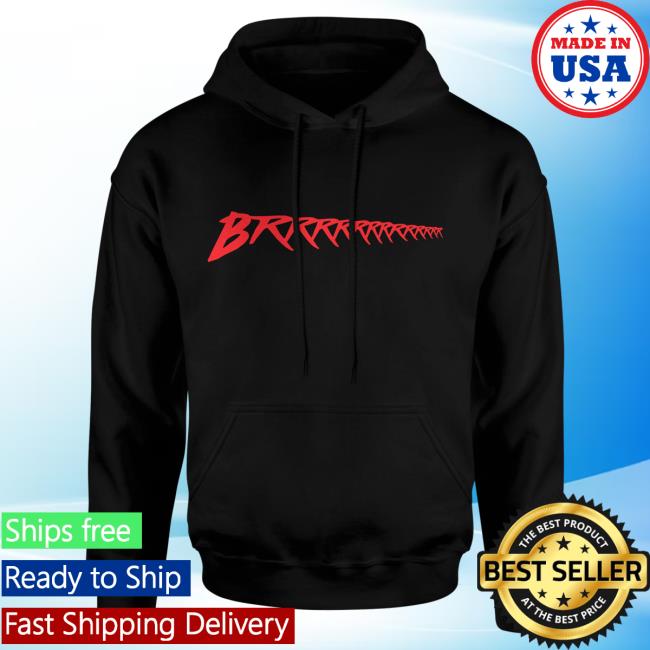 Official Anuel Aa Clothing Store Shop Anuelmerch BRRRRRRR Hooded Sweatshirt Black / Red Anuelaa Merch