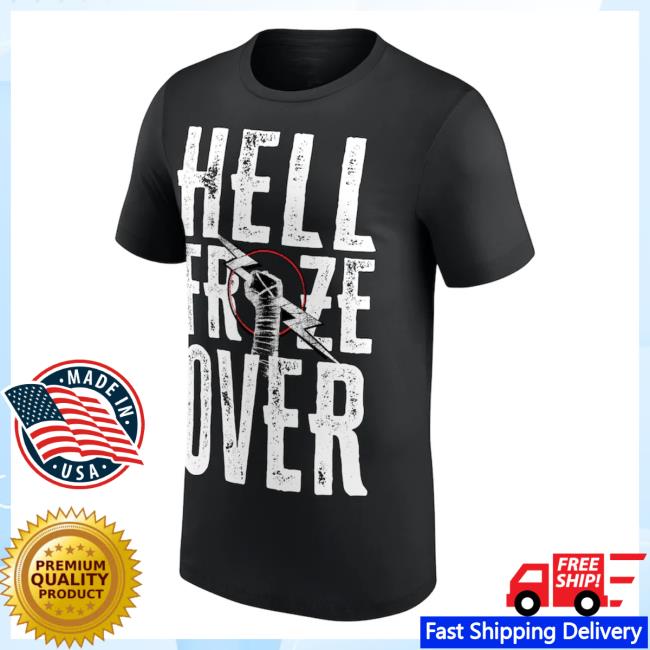 Wwe Merch Cm Punk Hell Froze Over Tee