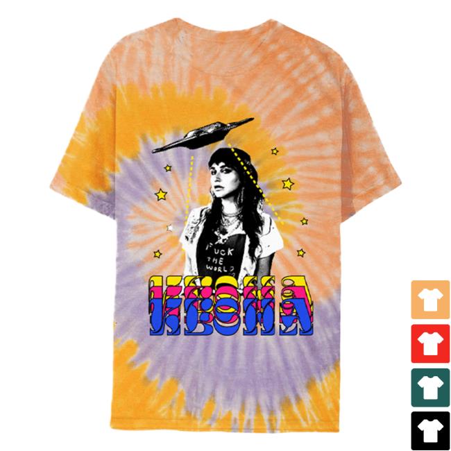 Official Kesha Tour Merch Kesha Ufo Tee Sunflower Tie Dye Ke$ha Clothing Store Shop