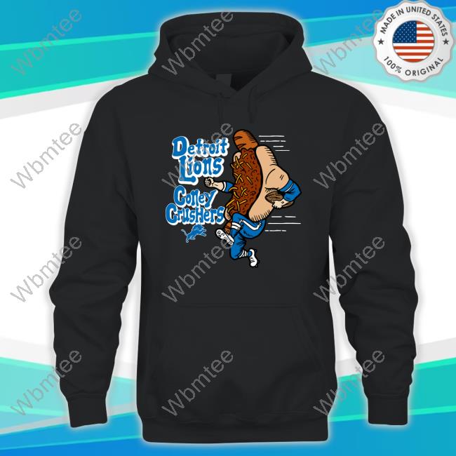 Official Detroit Lions Coney Crushers Crewneck Sweatshirt