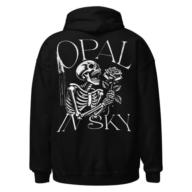 Official Opal In Sky "Screaming Rose" Unisex Hoody