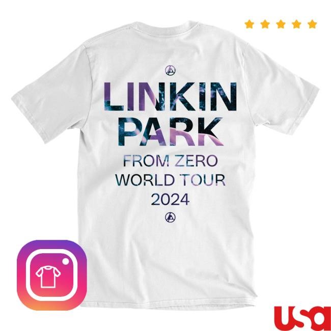 From Zero World Tour Texture Fill Shirt – Linkin Park Store