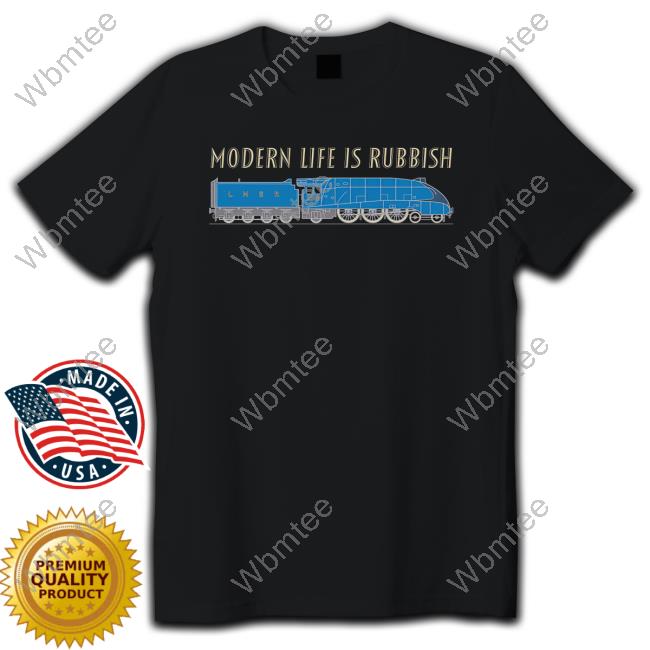 Official Modern Life Is Rubbish Train Shirt New