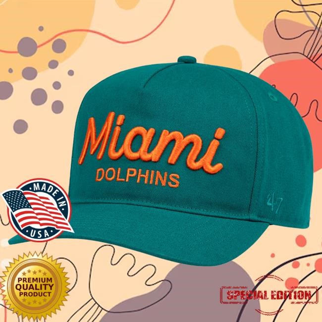 Official Golf Wang Merch Dolphins Snapback Cap Teal by Golf Wang x NFL