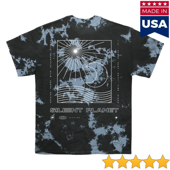 Official Silent Planet Merch Earthscape Tie Dye Hot Shirt