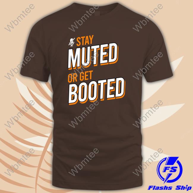 Stay Muted or Get Booted Original Hoodie Royal Stay Muted or Get Booted Original Long Sleeve Tee Royal