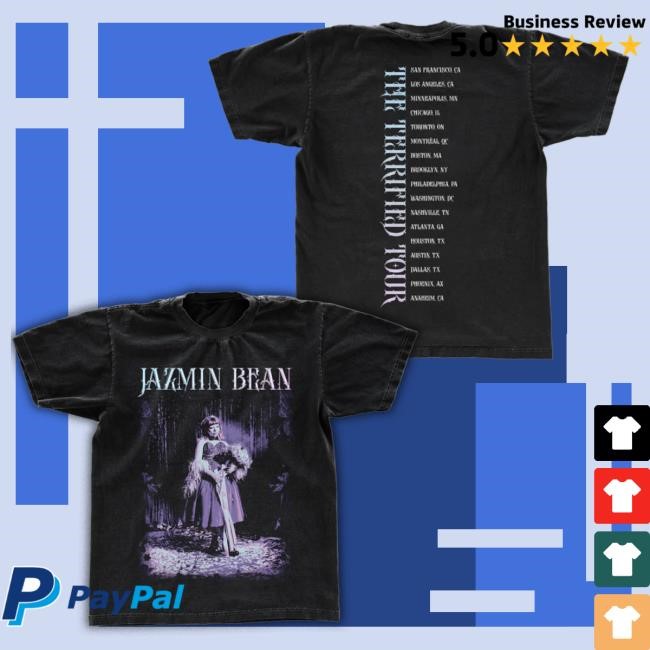 Jazmin Bean The Terrified Tour Date Shirt