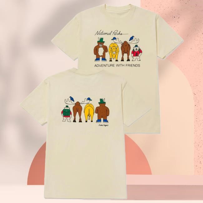 Adventure With Friends New T-Shirt Parks Project Apparel Shop