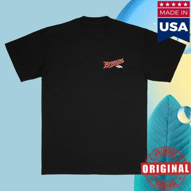 Official Born X Raised Merch Born X Raised + Broncos Pro Script Hooded Sweatshirt: Black NFL 2025 Kickoff