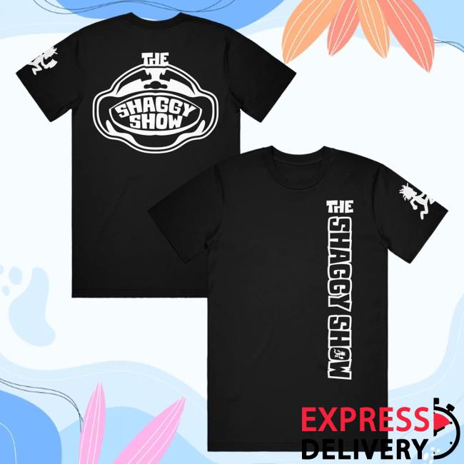 Official Psychopathic Merch Shaggy 2 Dope The Shaggy Show Vertical Logo Black Tee Psychopathicmerch