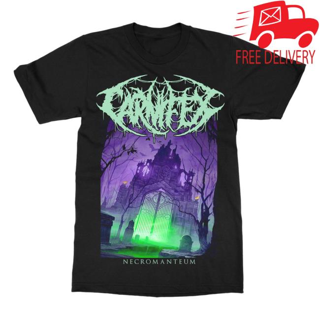 Official Indie Merch Store Shop Carnifex "Necromanteum" Shirt 2024 IndieMerchStore