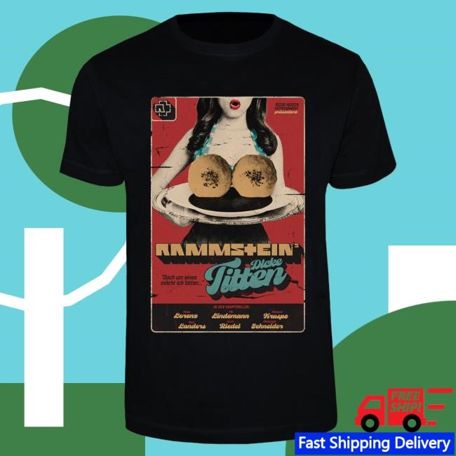 Official Nuclear Blast Rammstein Merch Shop Rammstein Popover Shirt "Dicke Titten" NuclearBlast