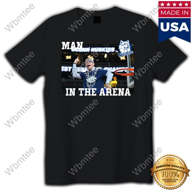 Dan Hurley Man In The Arena Huskies Crewneck Sweatshirt