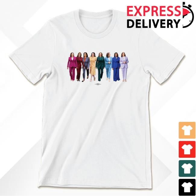 Joe Biden Official Merch Store Kamala Pride Flag Short SleeveShirt Harris Victory Fund Clothing Shop Kamala Harris