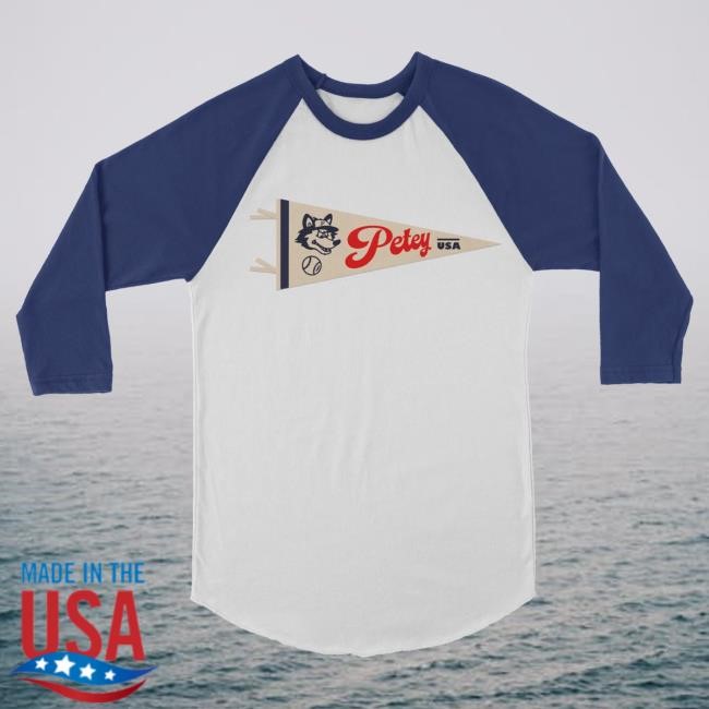 Petey USA Baseball LS T Shirt