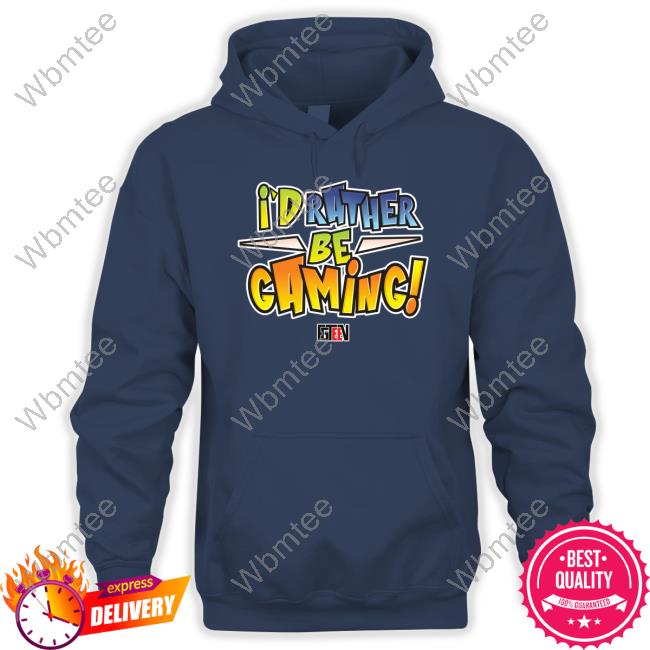 Fgteev Merch I'd Rather Be Gaming Tee Shirt