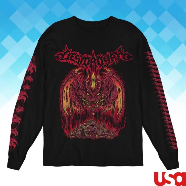 Ghost X Ghost Destoroyah METALCROPOLIS Long Sleeve Shirt
