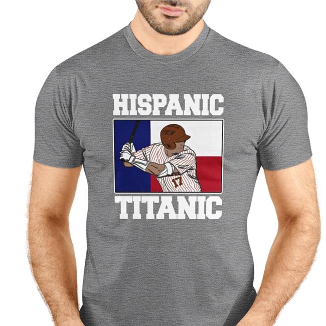Hispanic Titantic T Shirt Grey