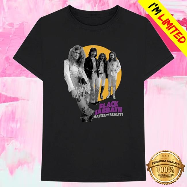 Master Of Reality 1971 Sun Tee Shirt - Black Sabbath Official Store