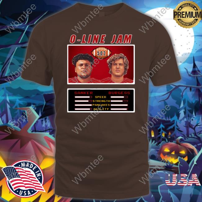 Sanker Burgess O-Line Jam Tee Shirts T Shirt Hooligan Merch