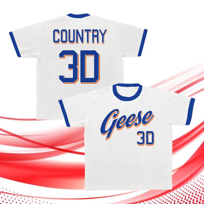 Official Hello Merch 3D Country Baseball Ringer T Shirt