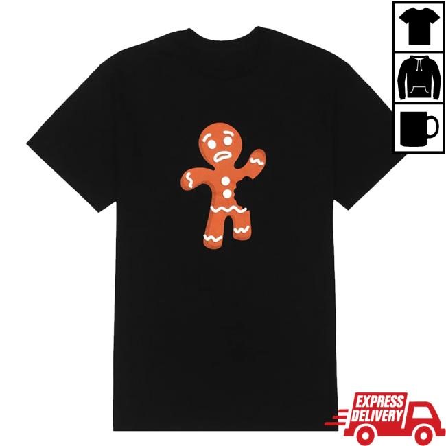 Gingerbread Man Shirt Bite This Merch