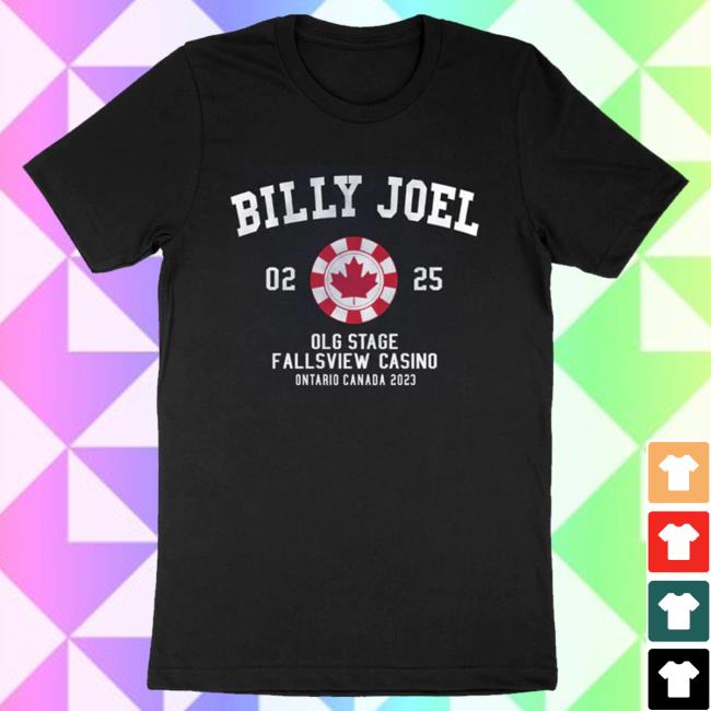 Official Billy Joel Merch Store Billy Joel "2-25-23 Niagara Falls, ON Event" Attractive Shirt Billy Joel Shop BillyJoel