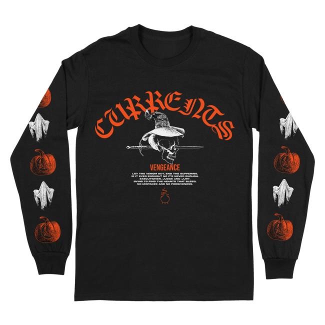 Official Currents Band Halloween Long Sleeve Tee Currentsofficial