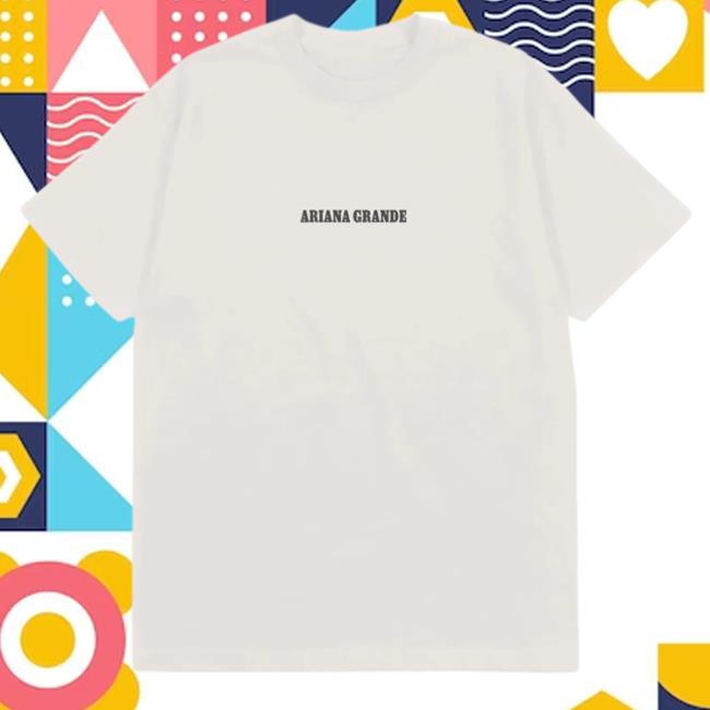 Official Ariana Grande Merch Yes, And? White Hooded