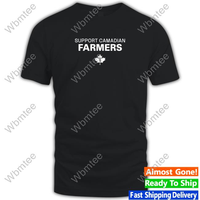 Official Canada Proud Support Canadian Farmers Hoodie