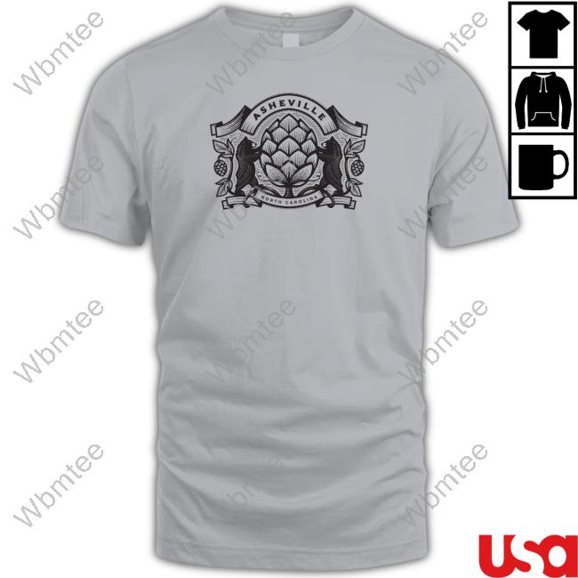 Official Sheville Merch Company Bear Hops Around Asheville Shirt