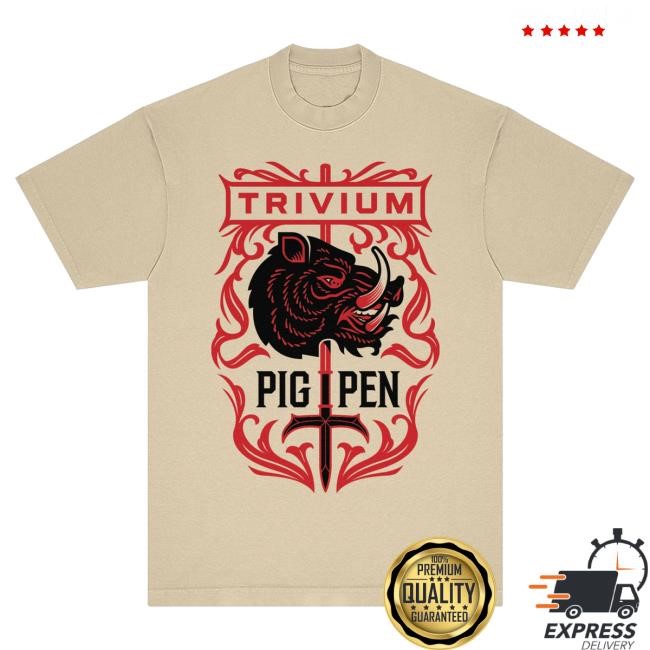 Official Trivium Merch Store Trivium Pig Sword Shirt