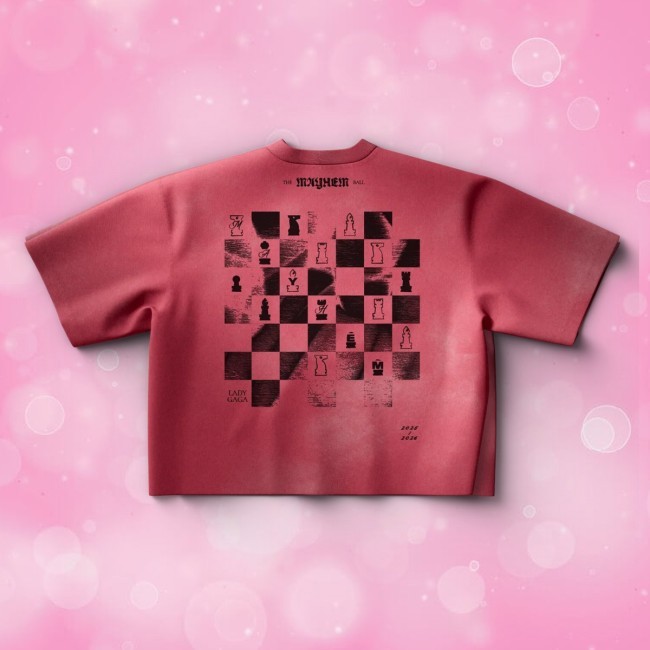 Official Lady Gaga Chessboard Shirt - Lady Gaga