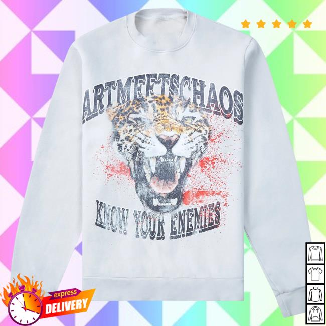 Official Capsule Clothing Store Art Meets Chaos Beast Of Prey Crewneck Sweatshirt | Sage Capsule Nyc